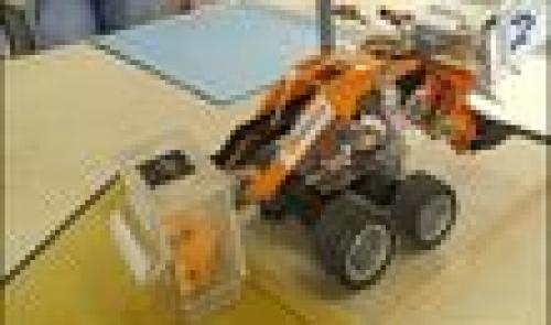 Elèves de Visé au concours de robotique